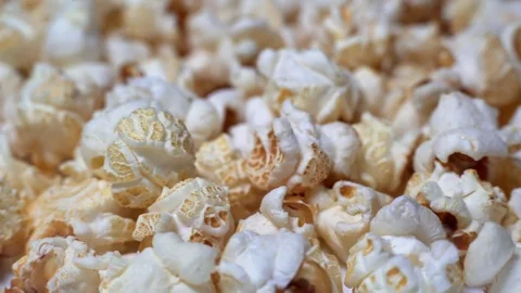 Rotating Popcorn With Caramel Stock Footage 102491703