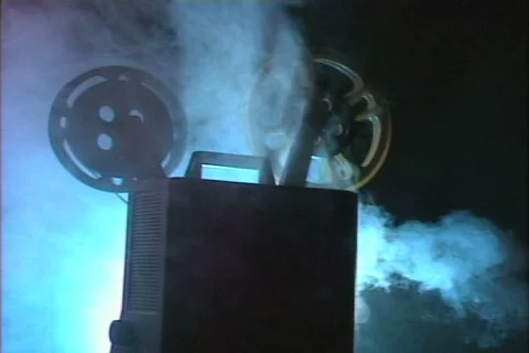 Rotating Projector Video stock 197903