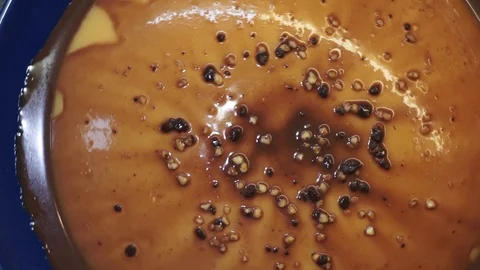 Rotating pumpkin jelly Stock Footage 97411308
