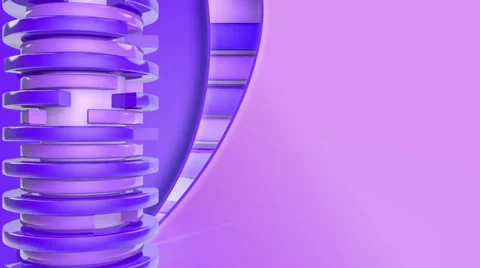 Rotating purple circles background, loop Stock Footage 37170058