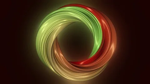 Rotating purple torus. 3D computer generated geometric animation. Rotation Stock-Footage 85251083