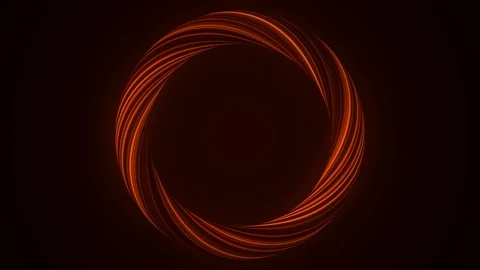Rotating purple torus. 3D computer generated geometric animation. Rotation Stock-Footage 105508071