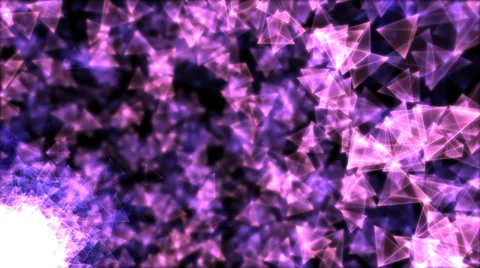 Rotating Pyramids Animation - Loop Purple Stock Footage 38198445