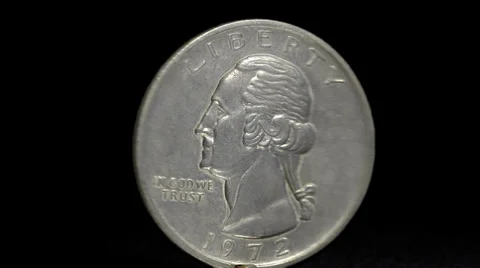 Rotating Quarter Medium Speed 4:2:2 Video stock 39114398