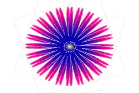 Rotating Radials (1) Vídeo Stock 518967