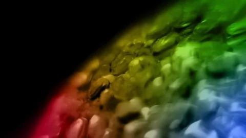 Rotating Rainbow Glass Sphere Background Stock Footage 70358296