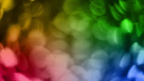 Rotating Rainbow Orbs Motion Background Stock Footage 70359731