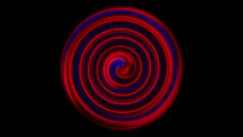 Rotating Red and Blue Light Swirl Overlay Stock Footage 240321074