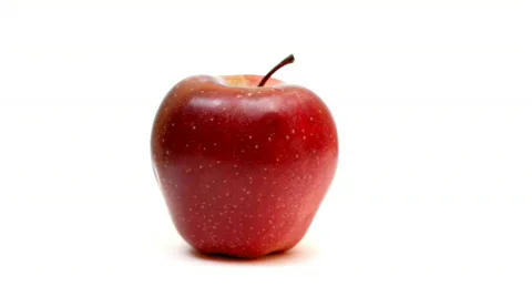 Rotating red apple, loopable Stock Footage 624952