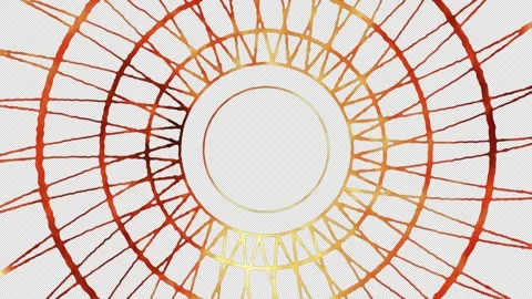 Rotating Red Shape Design Stock Footage 332209685