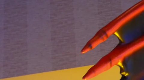 Rotating Red Winged Dragon Statue Video stock 48769212