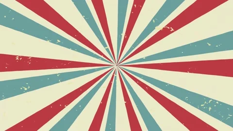 Rotating Retro Sunburst Seamless Loop. Stock Footage 171520317