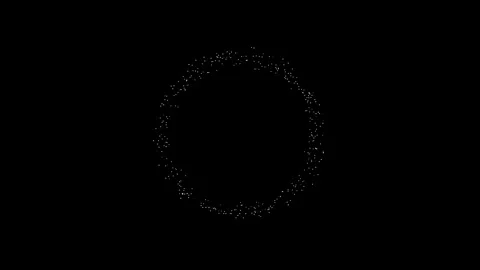 Rotating ring of particles Stock Footage 292449251