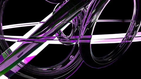 Rotating rings 스톡 동영상 74599688