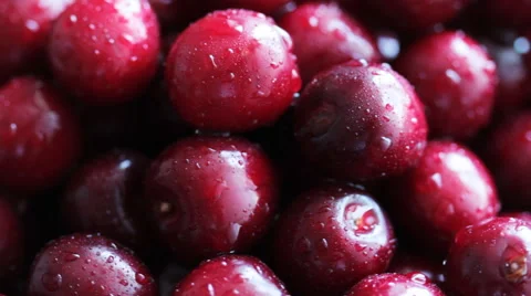 Rotating Ripe Cherries 6 Stock Footage 58819415