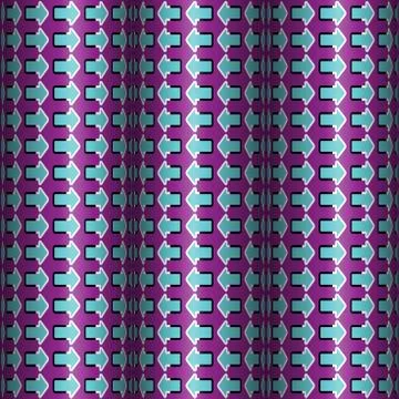 Rotating Rollers with Arrows, Optical Illusion, Vector Seamless Stock Illustration