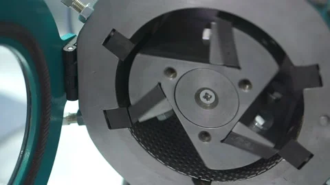 Rotating rotor with three blades. Stock Footage 141753631