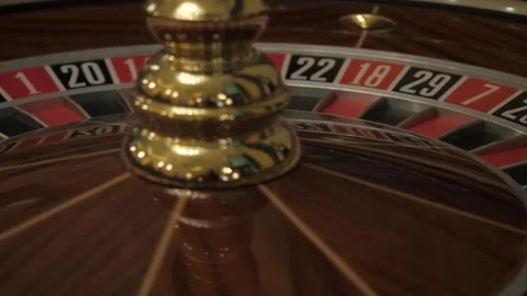 The rotating roulette wheel in the casino Stock-Footage 165812059