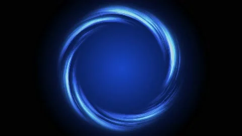 Rotating Round Background Animation Template Stock Footage 208933527