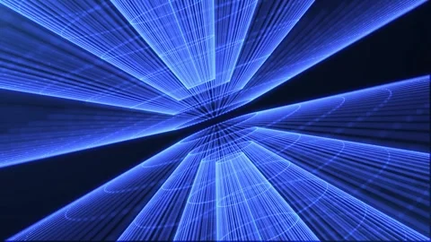 Rotating round high-tech elements, Technology and futuristic concept. Stock Footage 268052070