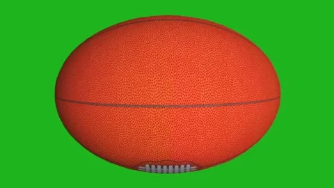 Rotating rugby ball motion graphics with green screen background Stock Footage 133117280