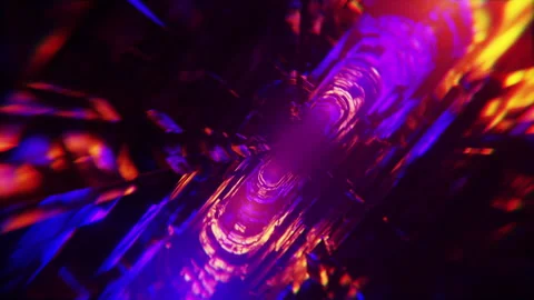 Rotating Sci-Fi Tunnel Loop Stock-Footage 165149272