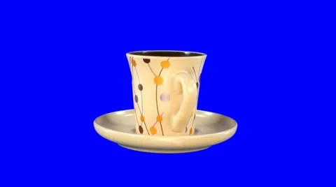 Rotating seamless looping coffee cup (Combo) 1 Stock Footage 11339823