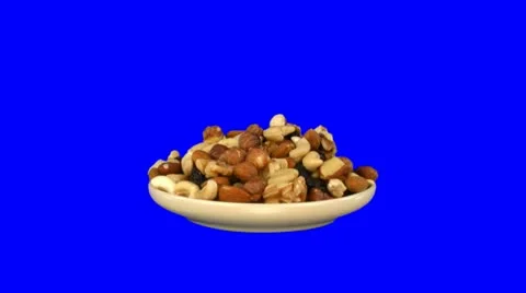 Rotating seamless looping nuts (Combo) 2 Video stock 11339887