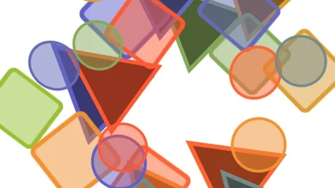 Rotating shapes pattern texture abstract motion background Video stock 127856336