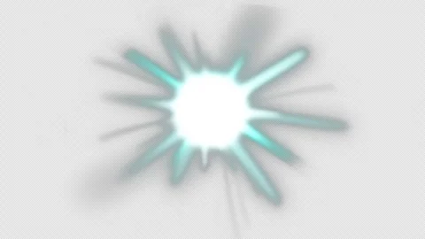 Rotating shining circle on a black screen. Stock video with a blue light source Stock Footage 252663572