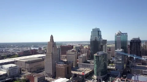 Rotating Shot of Cityscape Video stock 76722191