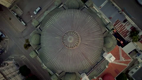 Rotating Shot Dome Synagogue Sofia, Bulgaria Stock Footage 159553395