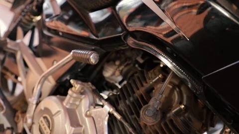 A rotating shot towards the engine.Reverse the shot for different effect. Stock Footage 103247337