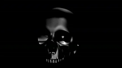  	Rotating skull Stock Footage 851349