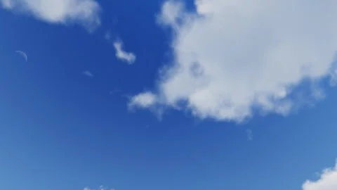 Rotating sky vidio animation Stock Footage 261110842