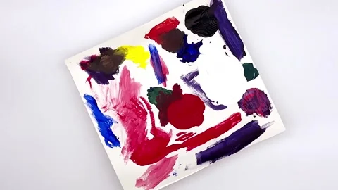 Rotating Small Painting Stock Footage 238066474
