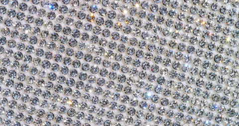 Rotating Sparkling Rhinestone.  Stock Footage 331572329