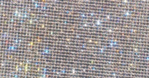 Rotating Sparkling Rhinestone.  Video stock 332192599