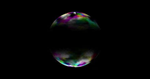 A rotating sphere, a globe of translucent rainbow triangular faces Stock Footage 304634670