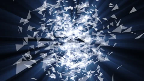 Rotating sphere made of triangular mosaic 2 Stock Footage 277901736