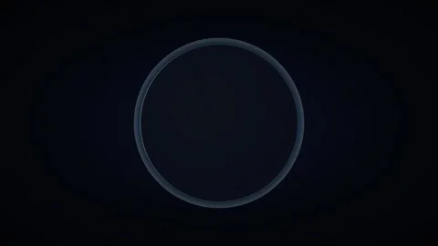 Rotating Sphere Orb Reveal Loop - Minimal Dark 3D Motion Background Stock Footage 341564879
