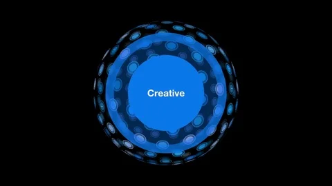 Rotating sphere with success keywords Stock Footage 76488028