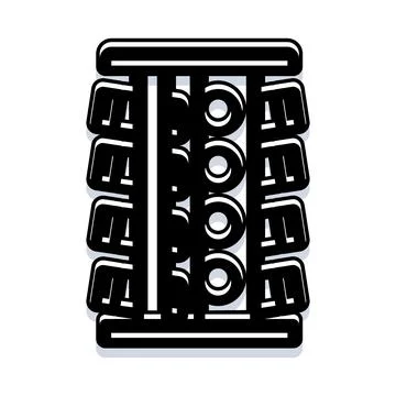 Rotating spice rack kitchen organizer with condiments Stock Illustration
