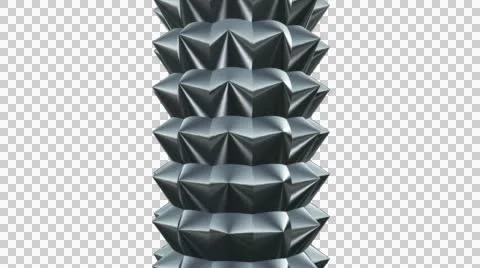 Rotating Spikes 1 Seamless Loop 库存影片 44314155
