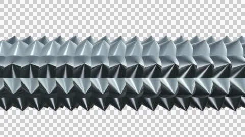 Rotating Spikes 3 Seamless Loop 库存影片 44315768