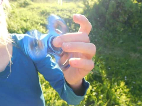 Rotating spinner Stock Photos