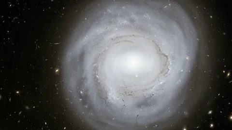 Rotating spiral galaxy Stock Footage 84919164