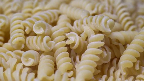 Rotating Spiral Pasta Stock Footage 102491702