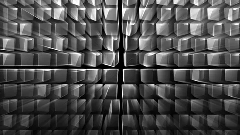 Rotating squares blocks wall abstract motion background Stock Footage 113360600