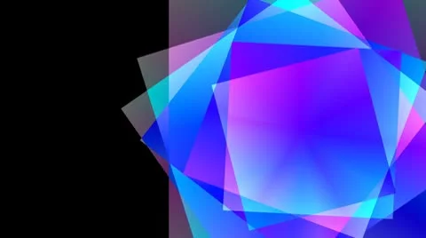 Rotating squares Stock Footage 8908002